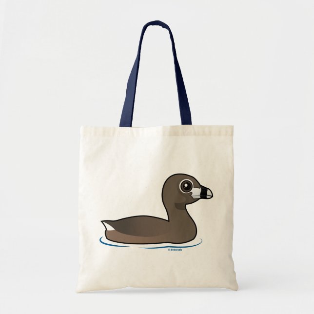 Tote Bag grèbe Pie-affiché (Devant)