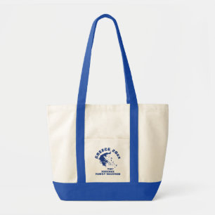 Tote Bag Grèce 20xx Vacances familiales [Nom] 