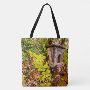 Tote Bag Green Cymbidium Orchidées, Kauai, Hawaiian Beach B