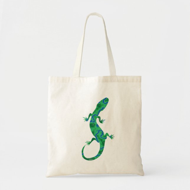 Tote Bag Green Gecko (Devant)