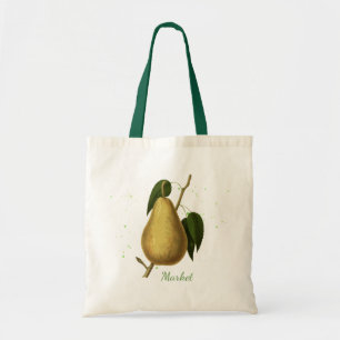 Tote Bag Green Pear Market Fourre-tout