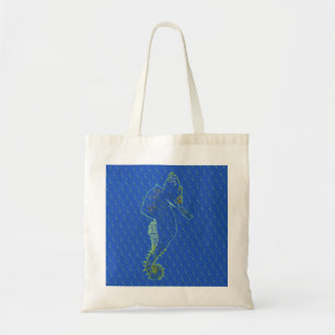 Tote Bag Green Sea Horse Fourre-tout
