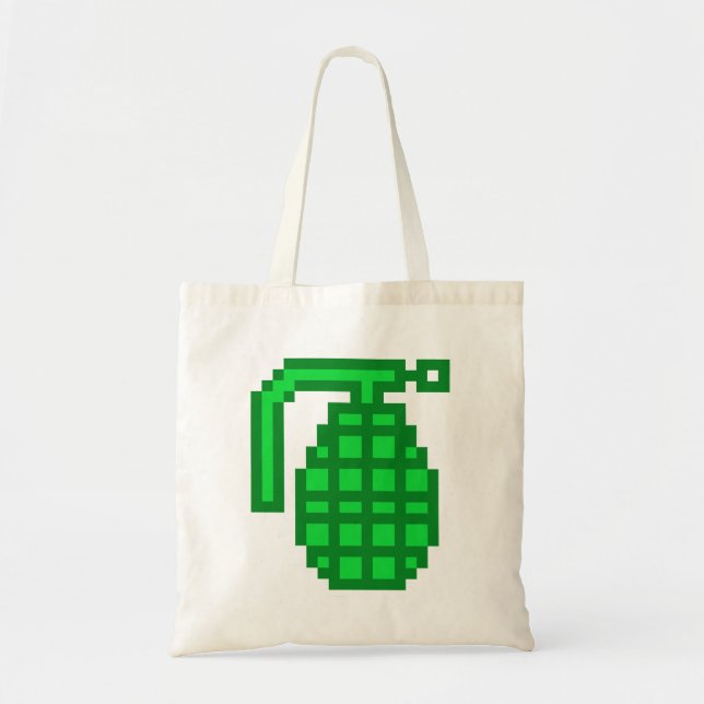 Tote Bag Grenade de 8 bits (Devant)