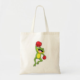 Tote Bag Grenouille à la boîte avec gants de boxe