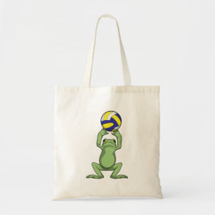 Tote Bag Grenouille avec volleyball