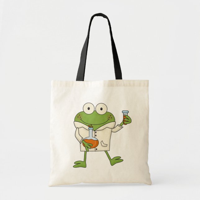 Tote Bag Grenouille de laboratoire (Devant)