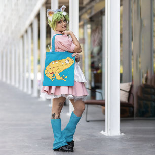 Tote Bag Grenouille jaune