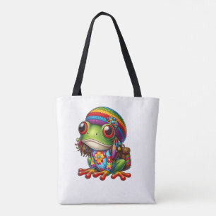 Tote Bag Grenouille super avec Dreads