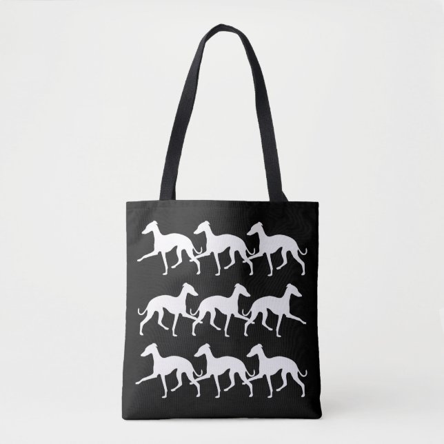 Tote Bag Greyhound italien (Devant)