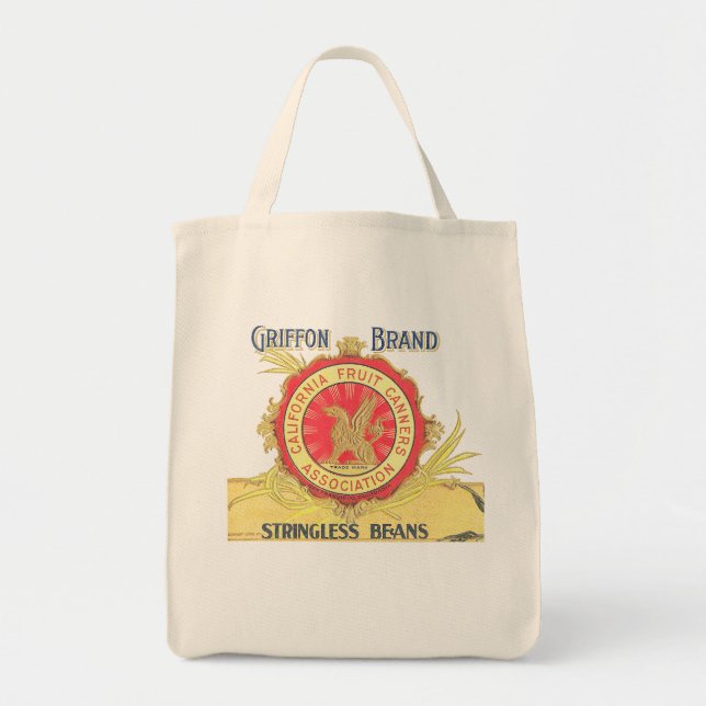 TOTE BAG GRIFFON MARQUE BEANS (Devant)