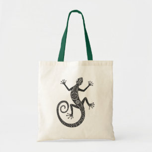 Tote Bag Griffonnage de lézard ou de salamandre