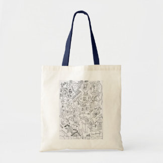 Tote Bag Griffonnage de voisins