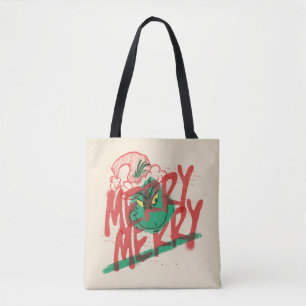 Tote Bag Grille Joyeux Joyeux Grunge Graphique