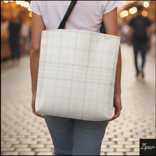 Tote Bag Grille subtile (Créateur téléchargé)