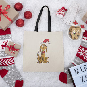 Tote Bag Grinch classique   Max - Santa Hat