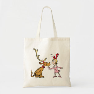 Tote Bag Grinch Max et Cindy Lou Who