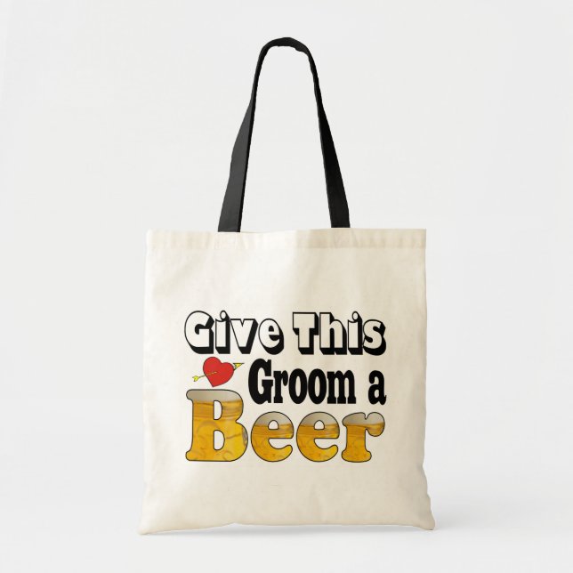 Tote Bag Groom de bière (Devant)