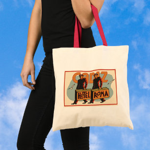 Tote Bag Grooms d'hôtel de voyage vintage Hotel Roma, Cadiz