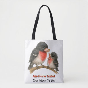 Tote Bag Grosbeak à poitrine Rose étonnante