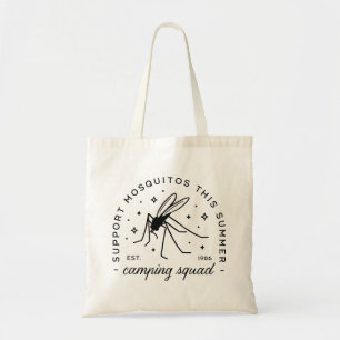 Tote Bag Groupe de camping moustique drôle voyage de camp d