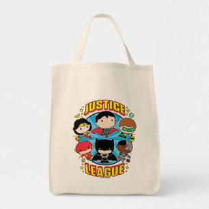 Tote Bag Groupe de la Ligue de la justice de Chibi