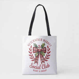 Tote Bag Groupe de marché de shopping du Nutcracker Social