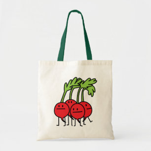 Tote Bag Groupe heureux de radis - radis étant heureux !