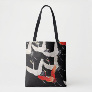 Tote Bag Grues volantes : Japonais Bird Kimono Art