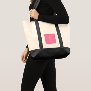 Tote Bag Guardian Angel Prière rose