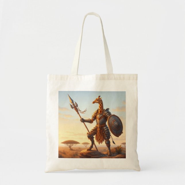 Tote Bag Guerrier de girafe (Devant)