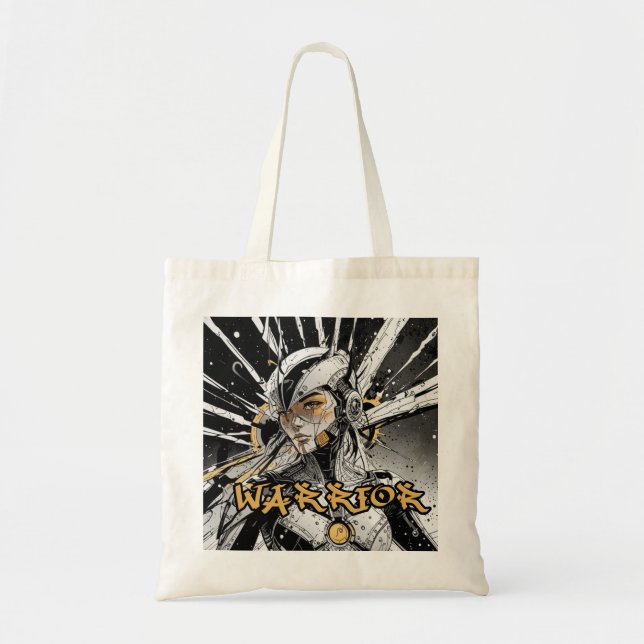 Tote Bag Guerrier manga (Devant)