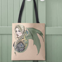 Guerrière elfe dragon fantaisie
