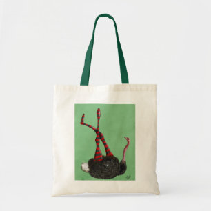 Tote Bag Guêtres rayées d'autruche