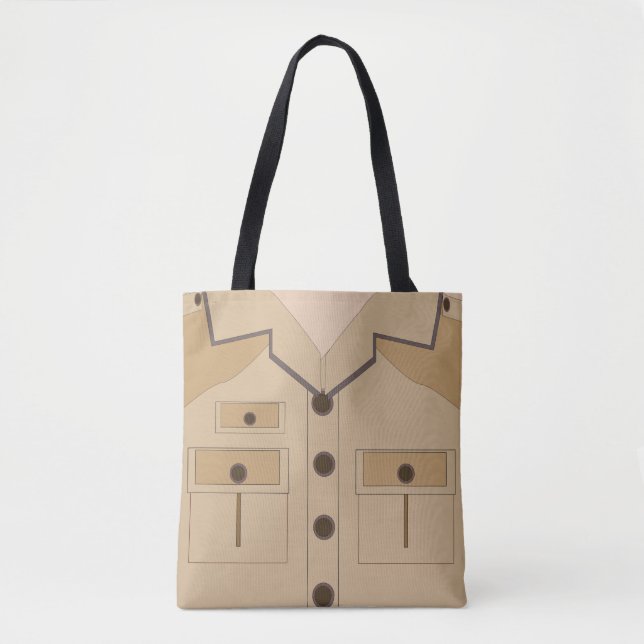 Tote Bag Guide d'Aventure Safari Explorer Design (Devant)