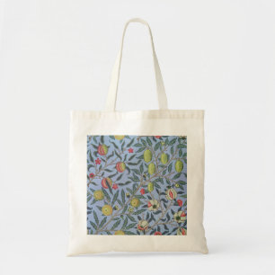 Tote Bag Guillaume Morris Fruit Pomegranate Blue Orament