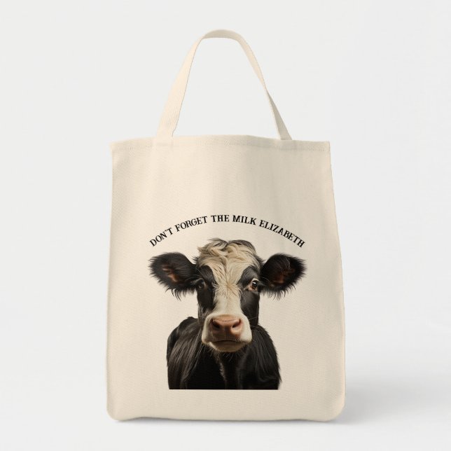 Tote Bag Guillemets d'achats personnalisés amusants (Devant)