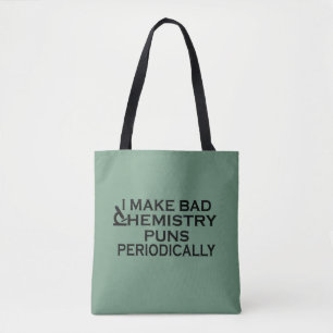 Tote Bag Guillemets de chimie amusants pour chimiste