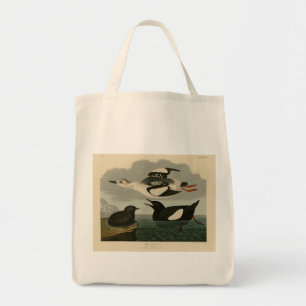 Tote Bag Guillemot noir des oiseaux d'Amérique d'Audubon