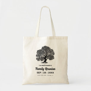 Tote Bag Guirlande de lumières en forme d'arbre généalogiqu