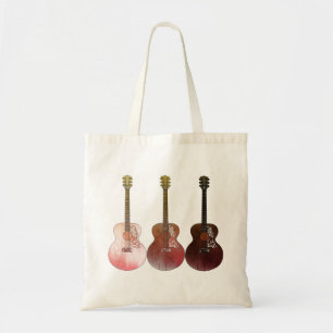 Tote Bag Guitares acoustiques classiques Instrument Vintage