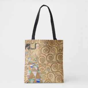 Tote Bag Gustav Klimt - Attente, Stoclet Frieze