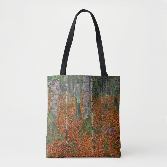 Tote Bag Gustav Klimt - Bois de bouleau (Devant)