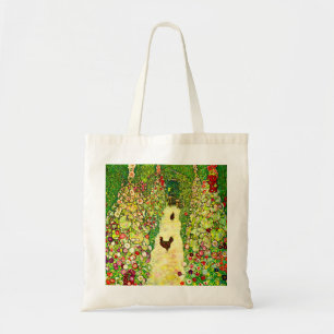 Tote Bag Gustav Klimt Garden with Chickens