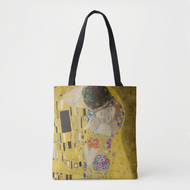 Tote Bag Gustav Klimt - Le baiser (Devant)