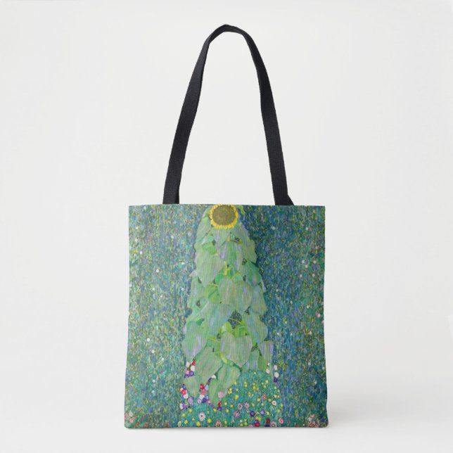 Tote Bag Gustav Klimt - Le tournesol (Devant)