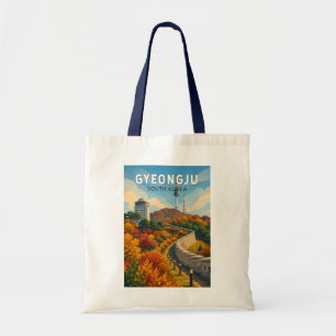 Tote Bag Gyeongju Corée du Sud Illustration Voyage Art
