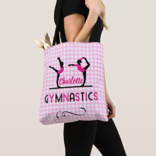 Tote Bag Gymnastique Gymnaste Figures mignonne rose Personn