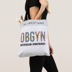 Tote Bag Gynécologue obstétricien OBGYN personnalisé