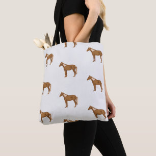 Tote Bag Haflinger Horse Peinture équestre Animaux Amateur