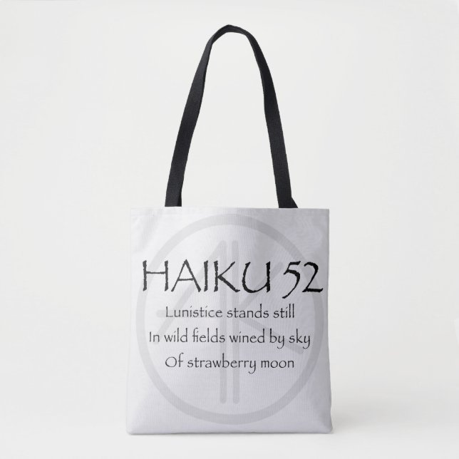 TOTE BAG HAIKU 52 (Devant)